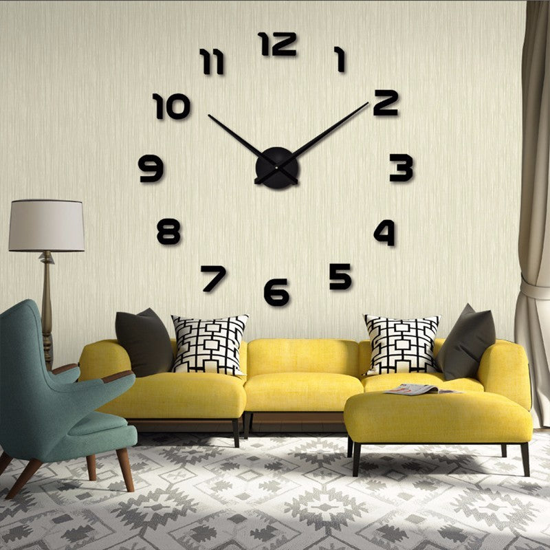 Palu Home and Kitchen Brand Living Room Super Acrylic DIY Wall Clock Living Room