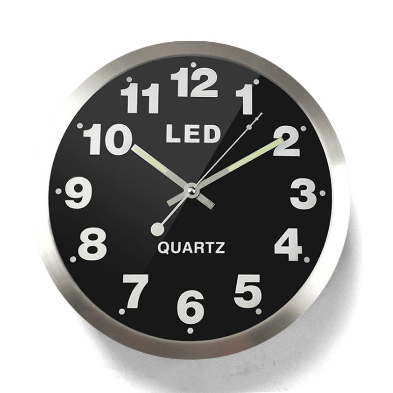 Palu Home and Kitchen Brand Luminous wall clock living room