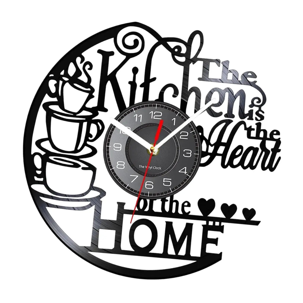 Palu Home and Kitchen Brand Kitchen Record Wall Clock Decorative Arabic Numeral Artwork Kitchen Heat Home