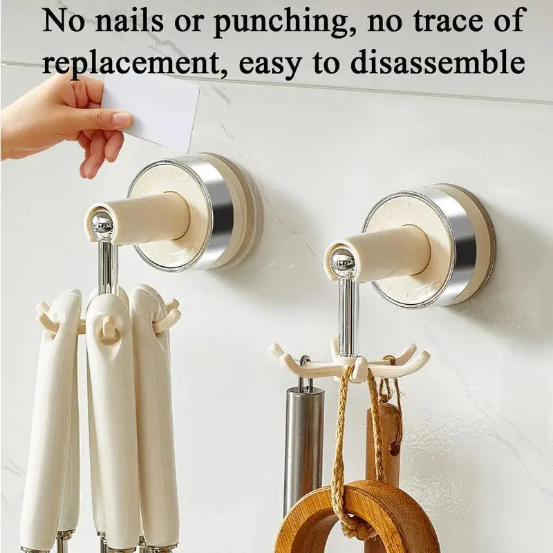 Palu Home and Kitchen BrandKitchen Hook  360 Degrees Rotated  360 Degrees Rotated Rotatable Rack Multi-Purpose Hooks For Organizer Storage Spoon Hanger