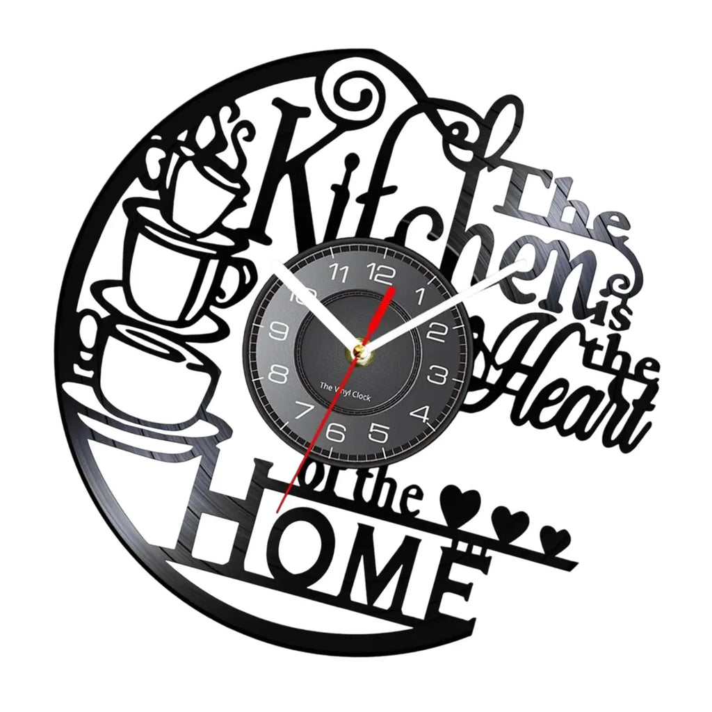 Palu Home and Kitchen Brand Kitchen Record Wall Clock Decorative Arabic Numeral Artwork Kitchen Heat Home