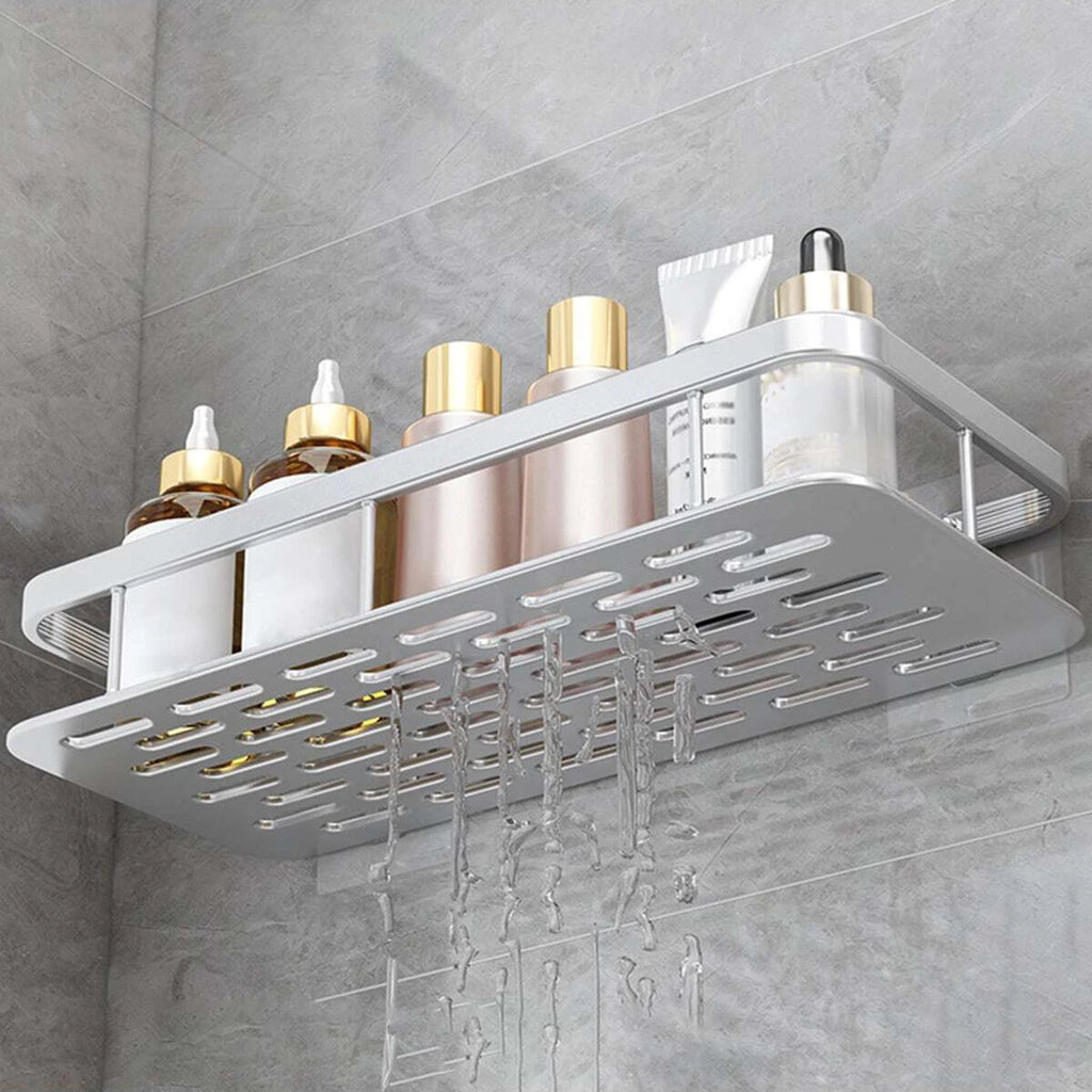 Palu Home and Kitchen 1 Piece Non perforated space aluminum bathroom storage rack toilet bathroom bathroom storage rack wall mounted bathroom corner