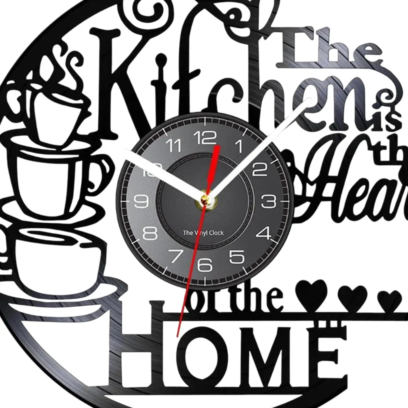 Palu Home and Kitchen Brand Kitchen Record Wall Clock Decorative Arabic Numeral Artwork Kitchen Heat Home