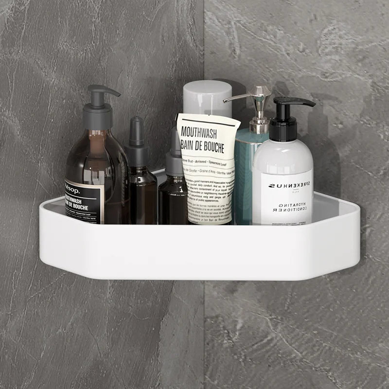 Palu Home and Kitchen Bathroom Shelf Bathroom Makeup Shampoo organizer Aluminium Bathroom Organizer Shower Shelf Bathroom Accessories
