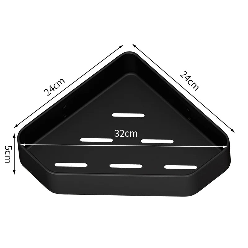 Palu Home and Kitchen Bathroom Shelf Bathroom Makeup Shampoo organizer Aluminium Bathroom Organizer Shower Shelf Bathroom Accessories