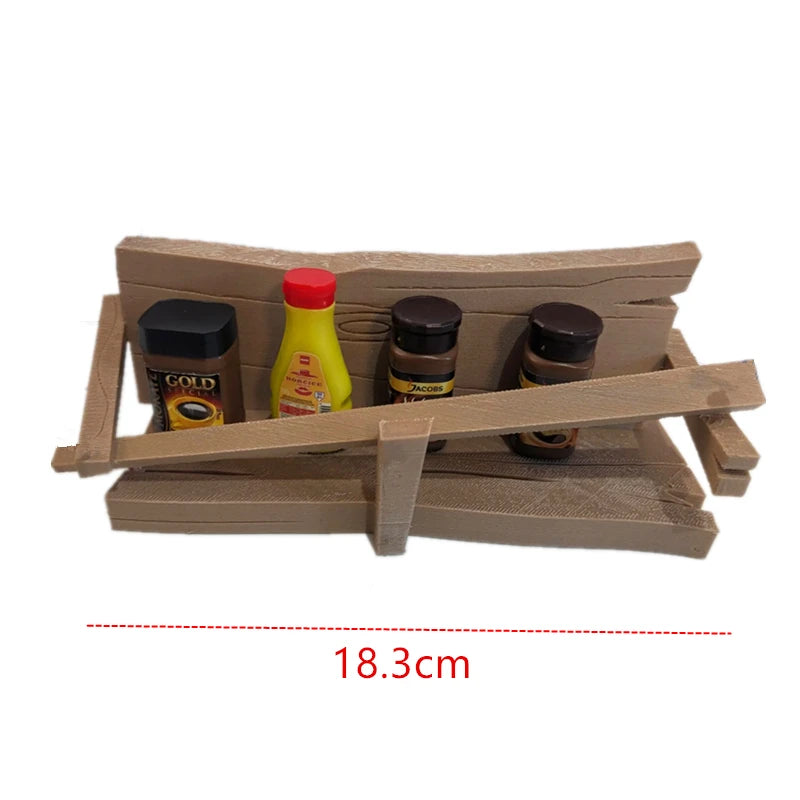 Palu Home and Kitchen Brand Funny Kitchen Storage Homer Simpson Spice Rack ，Kitchen Condiment Storage Rack