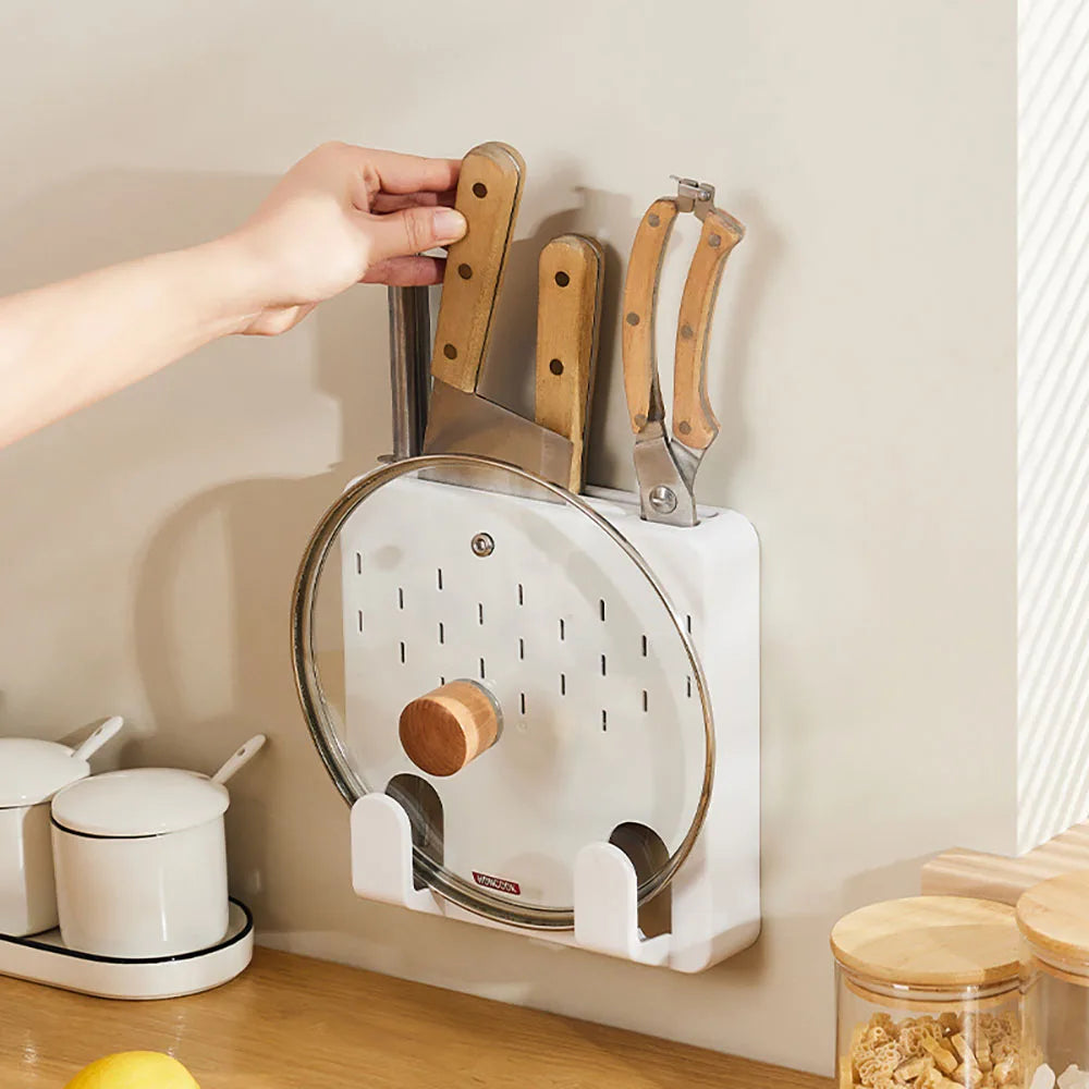 Palu Home and Kitchen Brand Kitchen knife holder, storage rack, cutting board, chopsticks and knives integrated storage rack, kitchen knife holder
