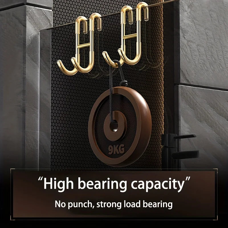 Palu Home and Kitchen Stainless Steel S-shaped Hook Bathroom Hook Bathroom Shower Curtain Hook Bathroom Accessories Bathroom Organizers Storage