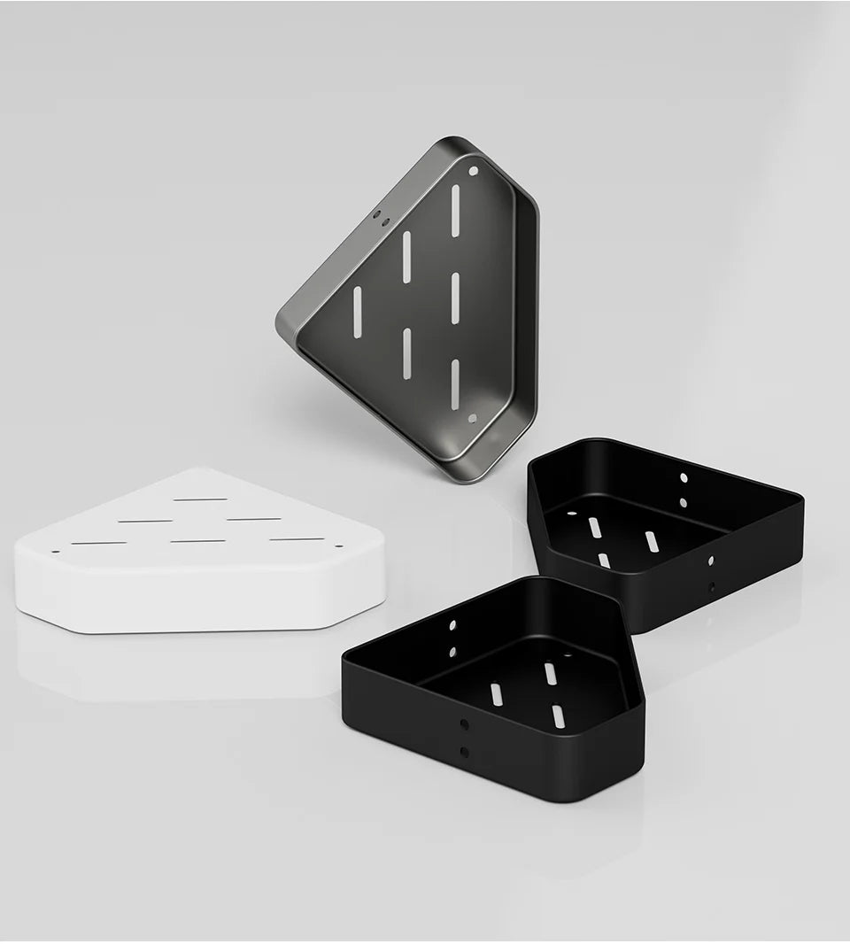 Palu Home and Kitchen Bathroom Shelf Bathroom Makeup Shampoo organizer Aluminium Bathroom Organizer Shower Shelf Bathroom Accessories